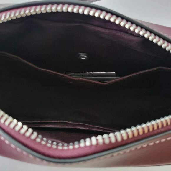 COACH Mini Jamie Crossbody Bag Merlot & Pink Bow print NWT - Picture 6 of 6